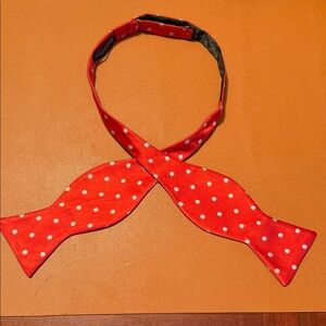 Red Polka Dot Bow Tie